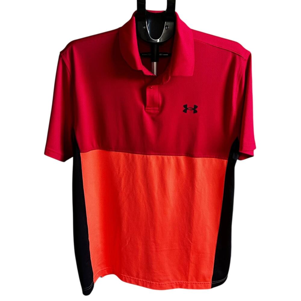 Under Armour Multicolor The Playoff Polo Polo Shirt Men's Size Large | 46-11